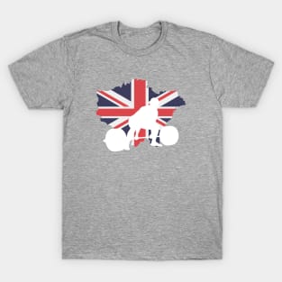 UK Flag Deadlift - Powerlifting T-Shirt